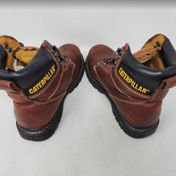 Men\'s 6.5W Cat Footwear Second Shift soft toe construction boots 6.5 Wide
